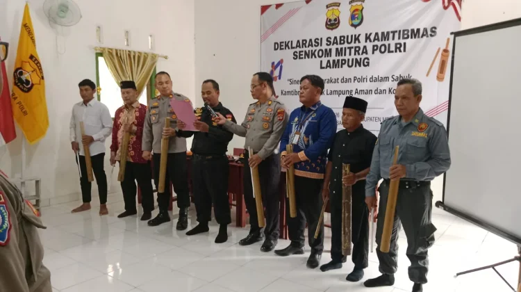 Deklarasi Sabuk Kamtibmas Mesuji Perkuat Sinergi Keamanan Wilayah