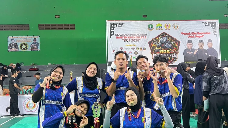Pendekar Lampung Juara Umum kejurnas Banten, Borong Emas Terbaik