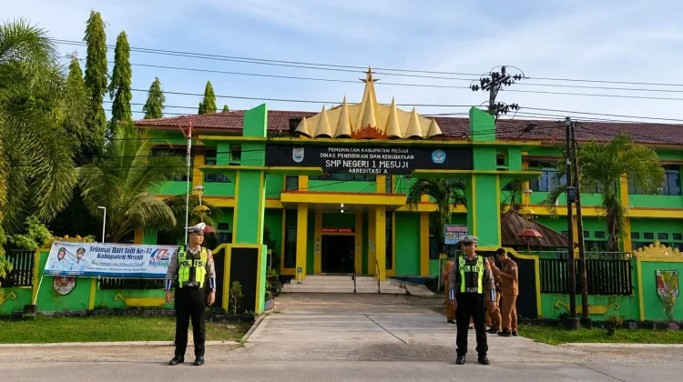 Sat Lantas Mesuji Intensifkan Pengamanan Rawan Pagi Lalu Lintas