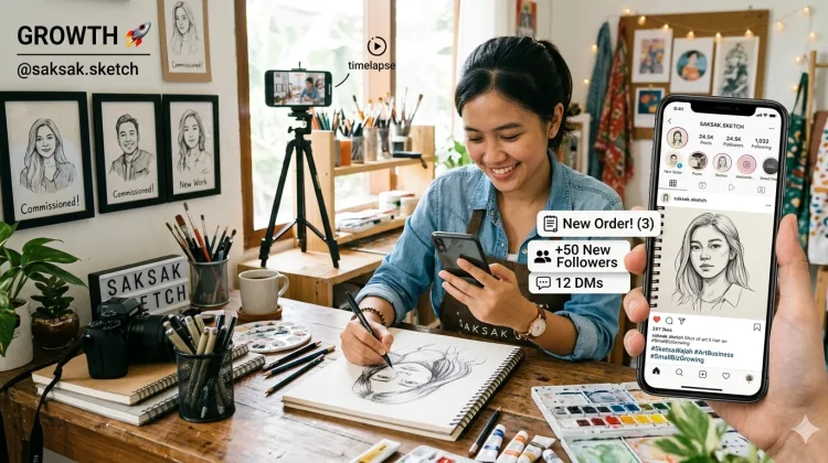Media Sosial Dorong Bisnis Sketsa