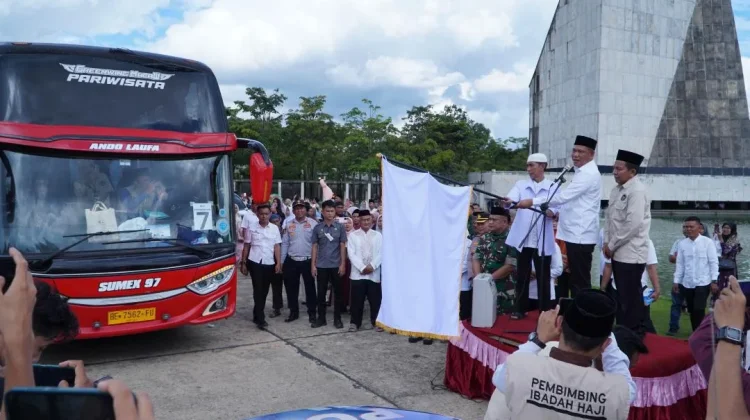 147 Jemaah Calon Haji Tubaba Resmi Dilepas ke Tanah Suci