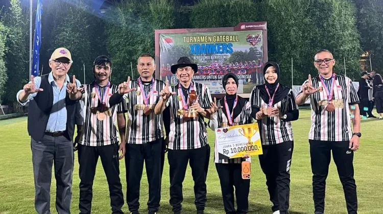 Perdana Lampung Raih Juara Tiga Gateball XBankers Bandung