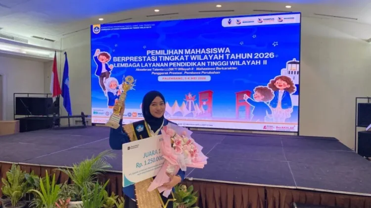 Mahasiswa FEB Unila Raih Juara I Pilmapres Diploma Tingkat LLDIKTI II
