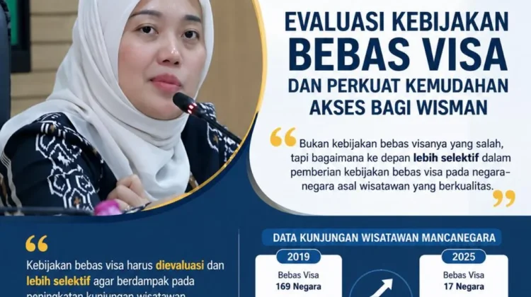 Chusnunia Minta Kebijakan Bebas Visa Dievaluasi dan Permudah Akses Bagi Wisman