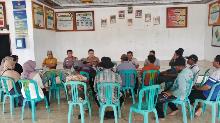 Kapolres Mesuji Ajak Warga Jaga Kondusivitas Desa