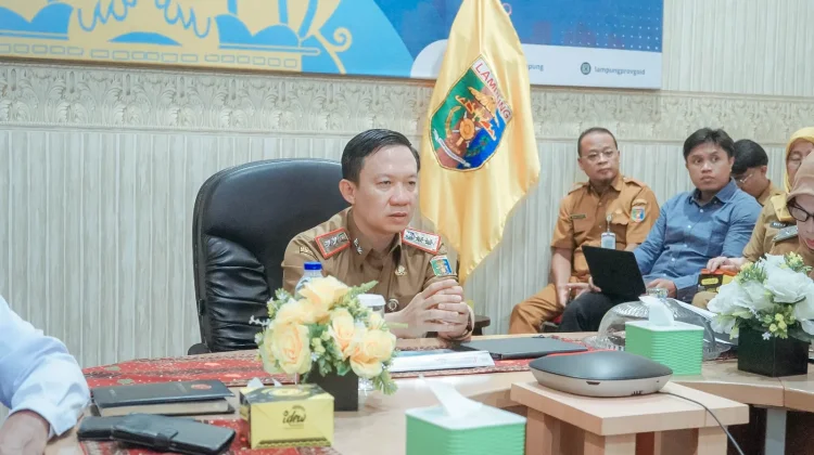 Sekdaprov Lampung Ikuti Peluncuran Buku Panduan Pendidikan Antikorupsi