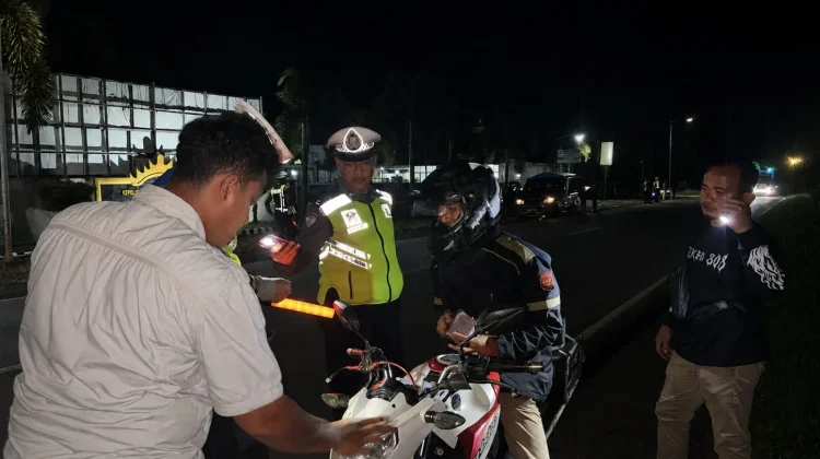 Jaga Perbatasan, Polres Mesuji Perketat Pemeriksaan Kendaraan di Jalintim
