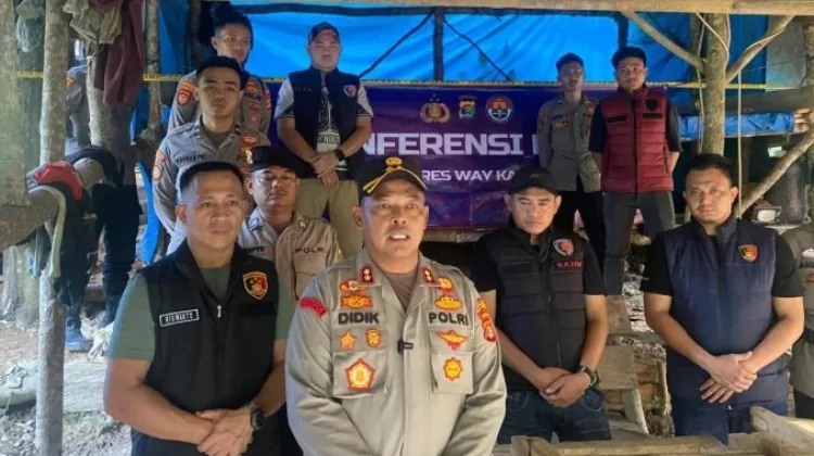 Enam Penambang Emas Ilegal Diamankan di Baradatu