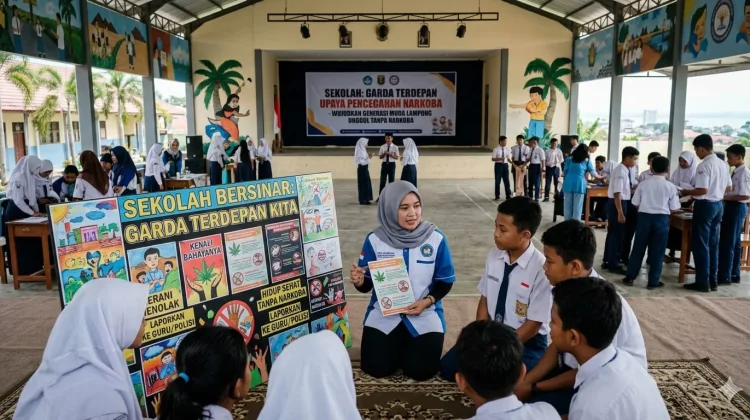 Polres Pesisir Barat Perkuat Edukasi Antinarkoba
