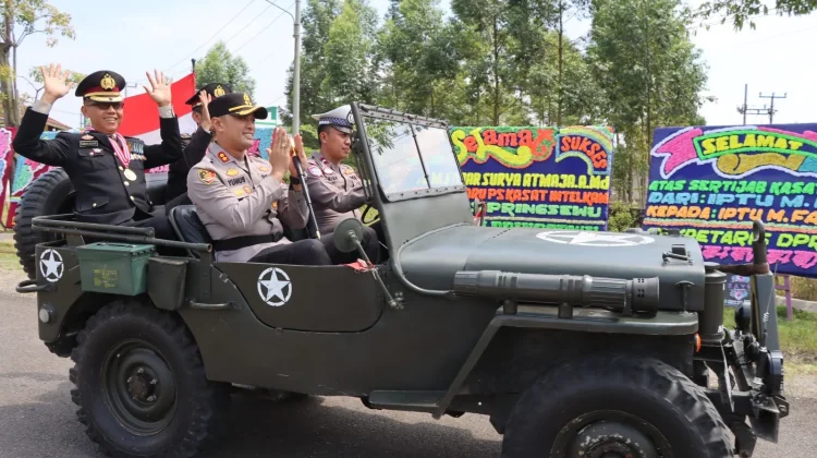 Dua Perwira Polres Pringsewu Akhiri Masa Dinas