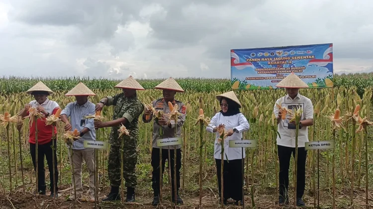 Kapolres Mesuji Dorong Swasembada Jagung Tahun 2026