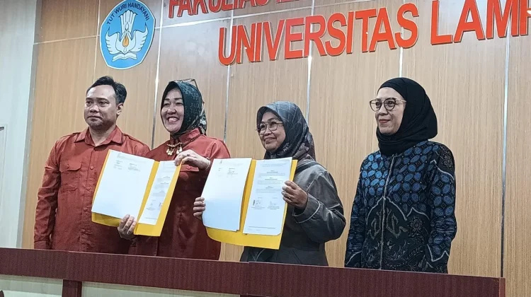 ASPIKOM Korwil Lampung Gandeng Prodi Ilmu Komunikasi UTB MoU dengan FISIP Unila