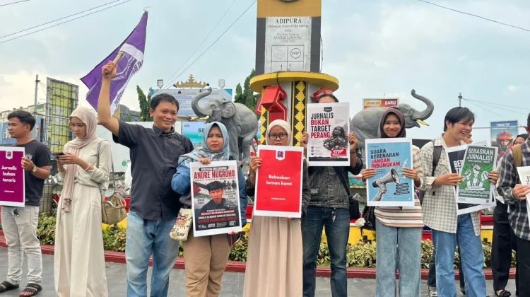 AJI Bandar Lampung Kecam Penahanan Jurnalis Indonesia Gaza