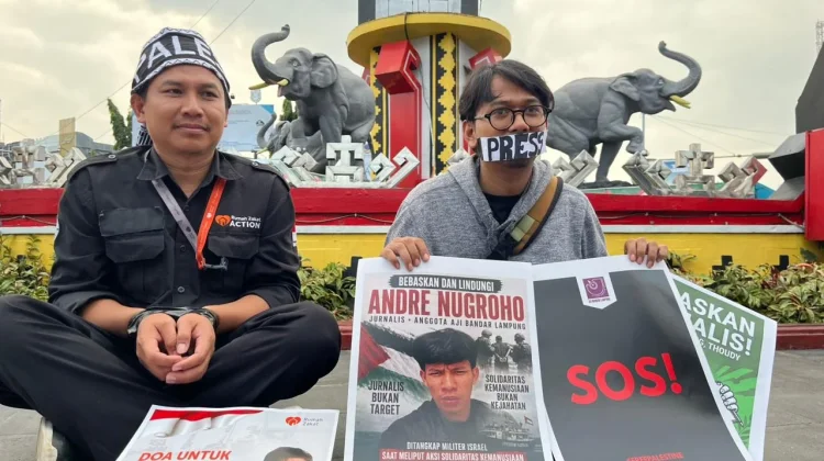 Jurnalis Indonesia Ditahan Israel AJI Lampung Bersuara Keras