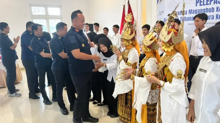 Rutan Kelas I Bandar Lampung Lepas Peserta Maganghub Kemenaker Batch II