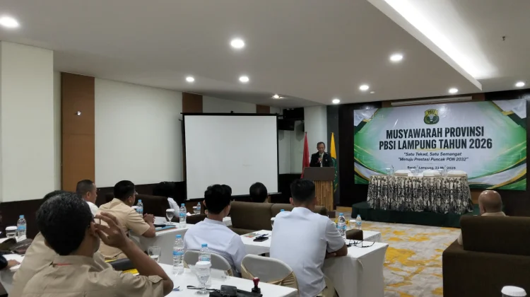Ketua KONI Lampung Buka Musprov PBSI 2026, Dorong Pembinaan Atlet menuju PON 2028