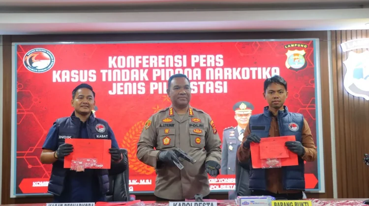 Pecatan TNI AU Jadi Bandar Ekstasi di Bandar Lampung