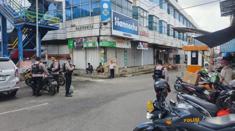 Polisi Gencar Patroli Perbankan dan Pasar di Bandar Lampung