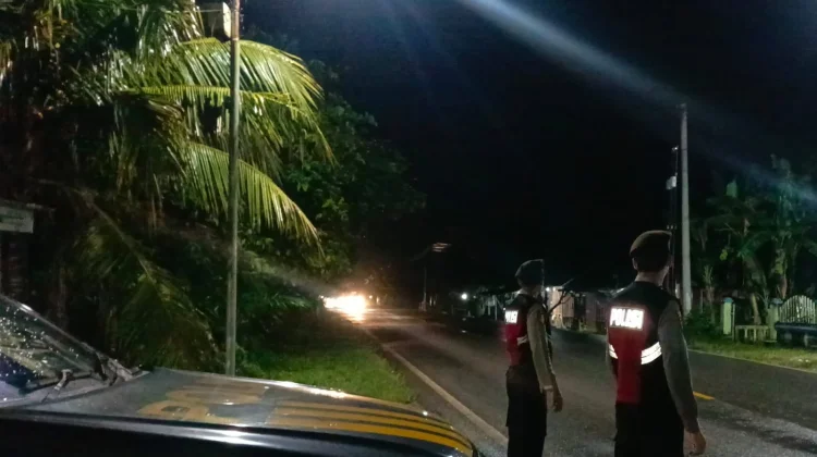 Patroli Malam Polres Mesuji Sasar Jalintim