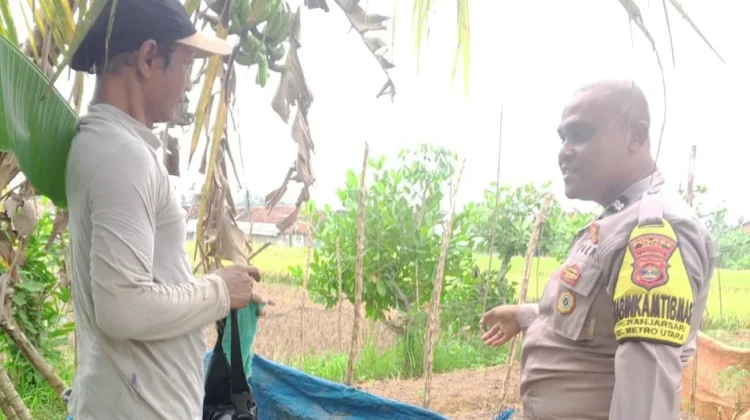 Polres Metro Aktif Sosialisasikan Program Ketahanan Pangan di Wilayah Binaan