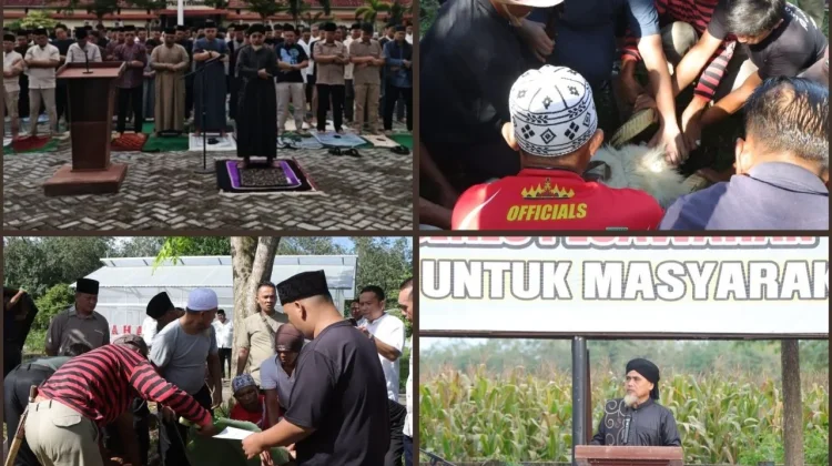 Teguhkan Nilai Keikhlasan, Polres Pesawaran Sembelih 12 Ekor Hewan Kurban