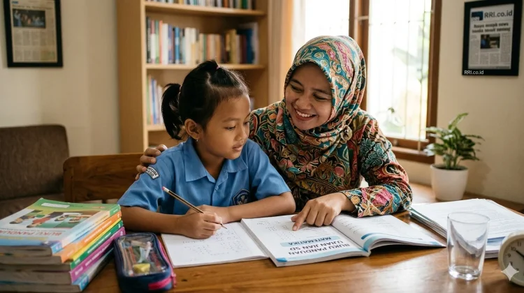 Musim Ujian Semester: Ini Tips Orang Tua Dampingi Anak Belajar tanpa Stres