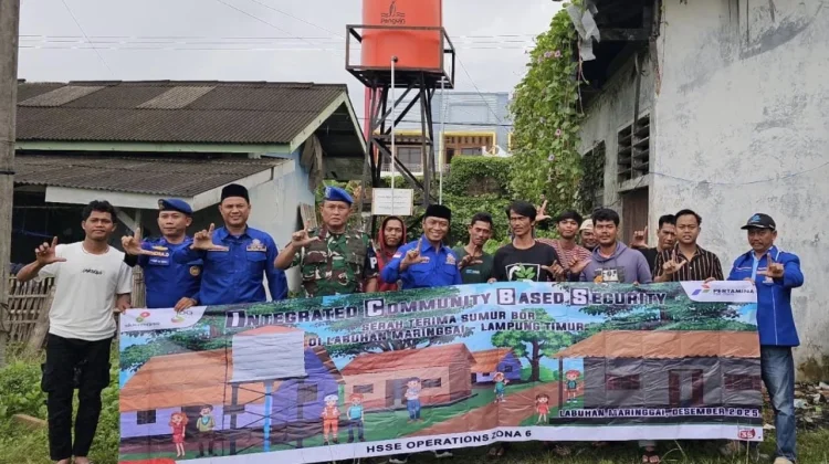 PHE OSES Dukung Akses Air Bersih dan Kebersihan di Labuhan Maringgai