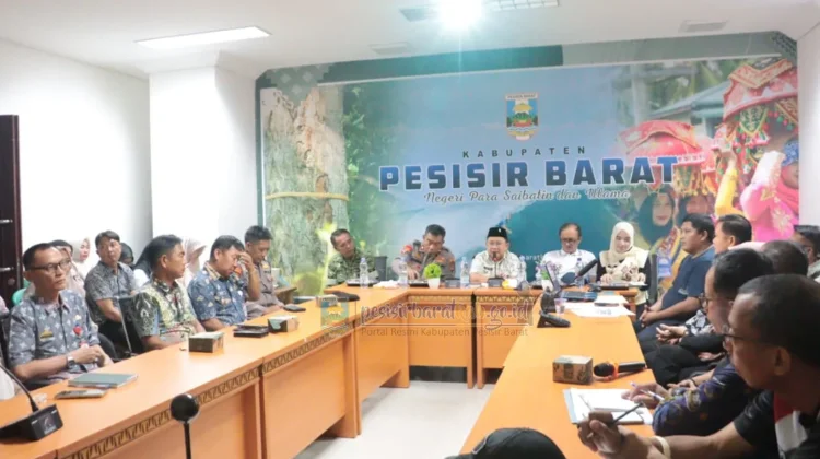 Pemkab Pesisir Barat Matangkan Persiapan Festival Kuala Stabas 2026