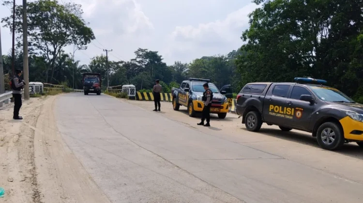Dua Regu Patroli KRYD Sat Samapta Polres Lampung Tengah Sisir Jalintengsum