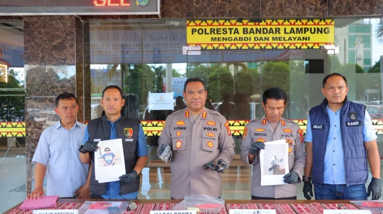 Takut Ditembak, Pelaku Curanmor Bersenpi di Bandar Lampung Serahkan Diri