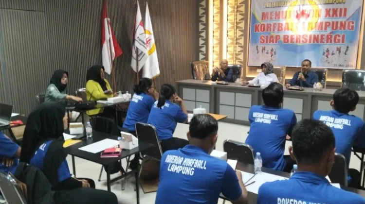 Rakerda Perdana, Korfball Lampung Siapkan Atlet Menuju PON