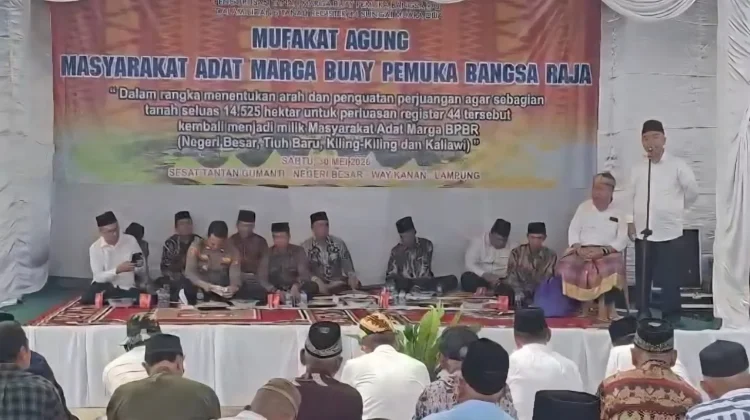 Marga Buay Pemuka Bangsa Raja Persoalkan Perluasan Register 44 Sungai Muara Dua