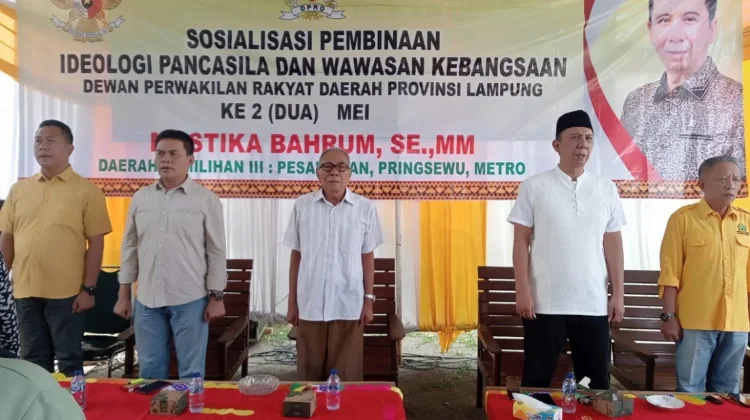 Anggota DPRD Lampung Gelar Sosialisasi Pembinaan Ideologi Pancasila