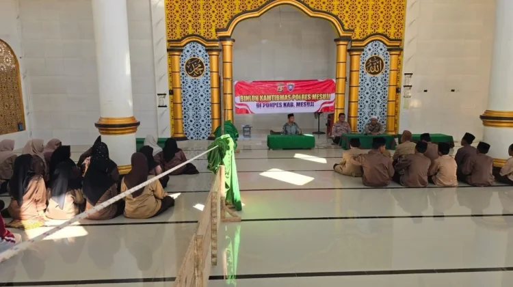 Sat Binmas Polres Mesuji Sambang dan Binluh di Ponpes Syafa’atul Furqon