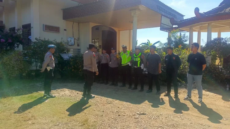 Polres Lampung Utara Amankan Perayaan Tri Suci Waisak