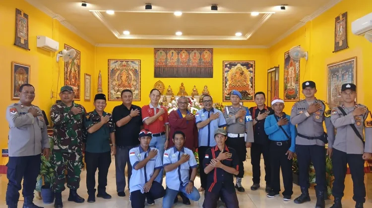 Polres Lampung Tengah Pastikan Perayaan Waisak Berjalan Aman dan Khidmat