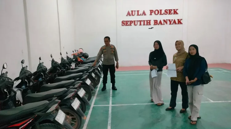 Polsek Seputih Banyak Buka Pelayanan Penitipan Kendaraan Selama Libur Panjang