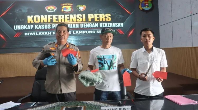 Polisi Ungkap Curas di Kalianda, Pelaku Ancam Korban dengan Golok