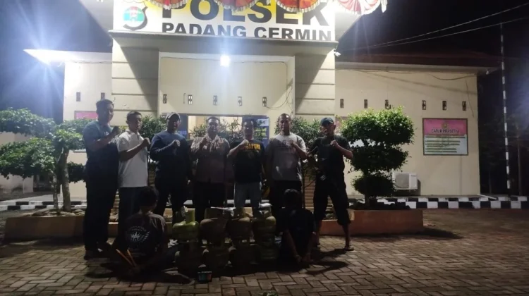 Tekab 308 Polsek Padang Cermin Tangkap Dua Pelaku Pembobol Rumah