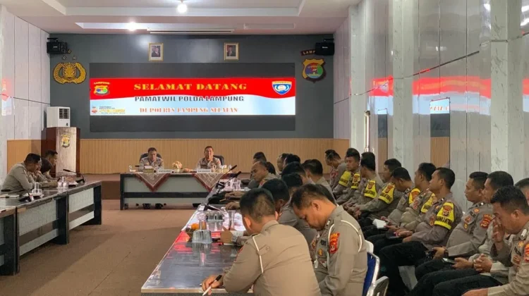 Polda Lampung Tekankan Penguatan Pembinaan Kehadiran Polri di Tengah Masyarakat