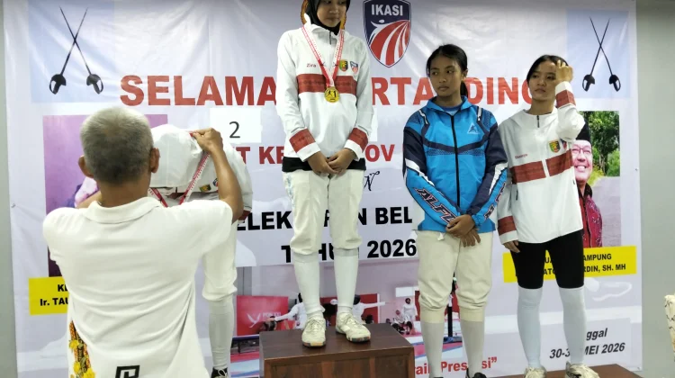 Kejurprov Anggar Lampung Sukses, Atlet Siap Try Out Nasional
