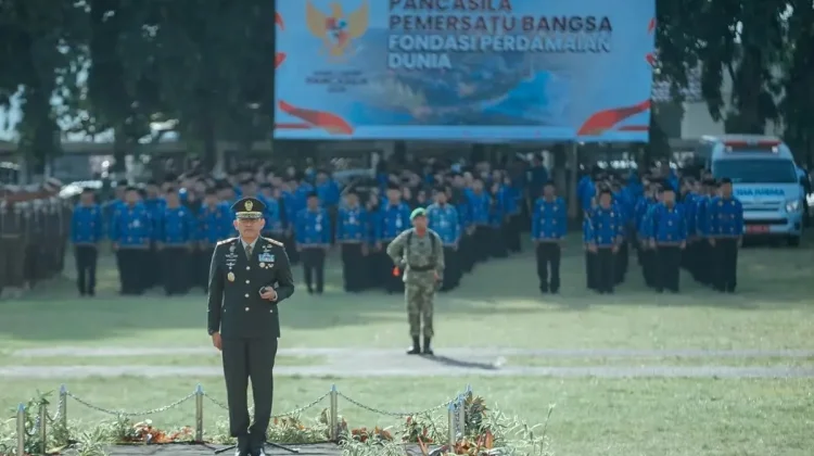 Pangdam XXI Radin Inten Pimpin Upacara Hari Lahir Pancasila 2026