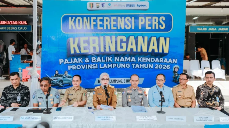 Pemprov Lampung Luncurkan Program Keringanan Pajak Kendaraan