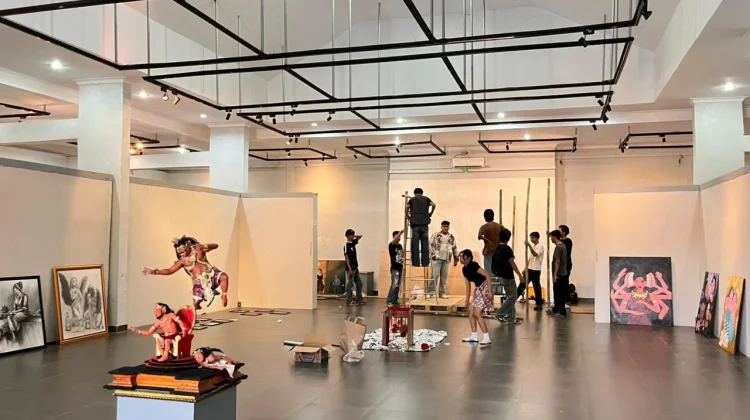 Komunitas Biroe Gelar Pameran Seni Rupa “Per-Empu-An”, Libatkan 50 Perupa Lampung