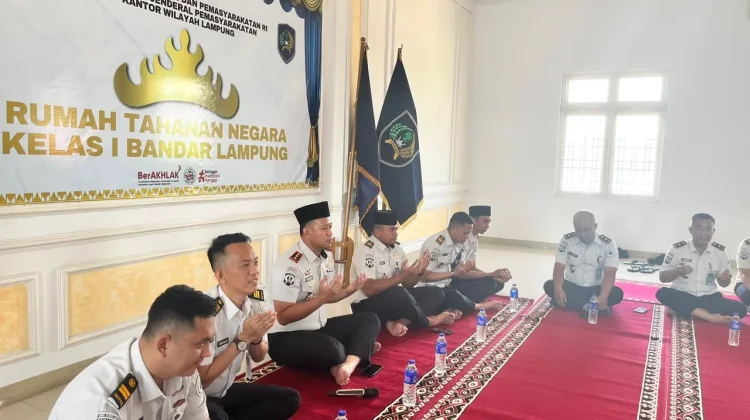 Rutan Bandar Lampung Tingkatkan Kualitas SDM Melalui Pembinaan Rohani