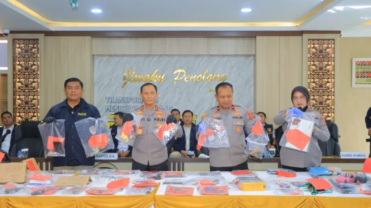 Polda Lampung Ungkap 75 Kasus Street Crime, 95 Tersangka Diamankan