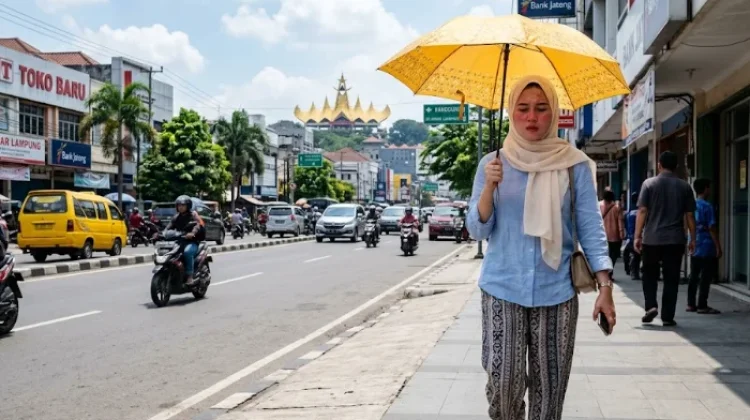 Cuaca Lampung Hari Ini Didominasi Cerah Berawan dan Potensi Hujan Ringan