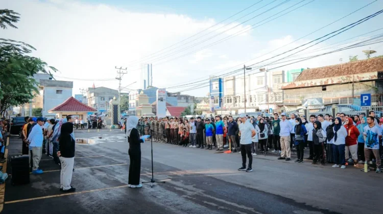 Wagub Lampung Pimpin Aksi Bersih Pasar, Dukung Gerakan Lingkungan Nasional