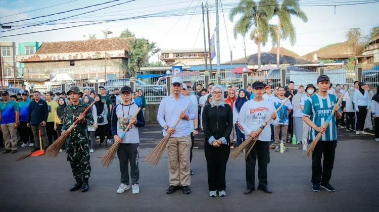 ASN, TNI, Pramuka hingga Pelajar Bersatu dalam Aksi Lingkungan di Bandarlampung