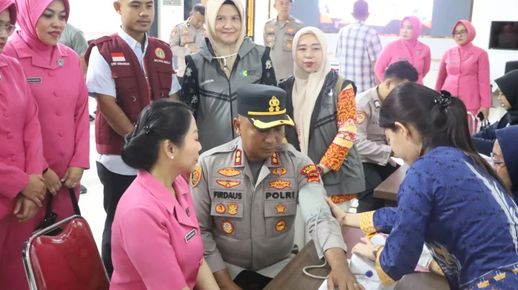 Polres Mesuji Gratiskan Layanan Kesehatan Sambut Bhayangkara